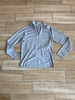 Mens all in motion Grey Quarter Zip - M